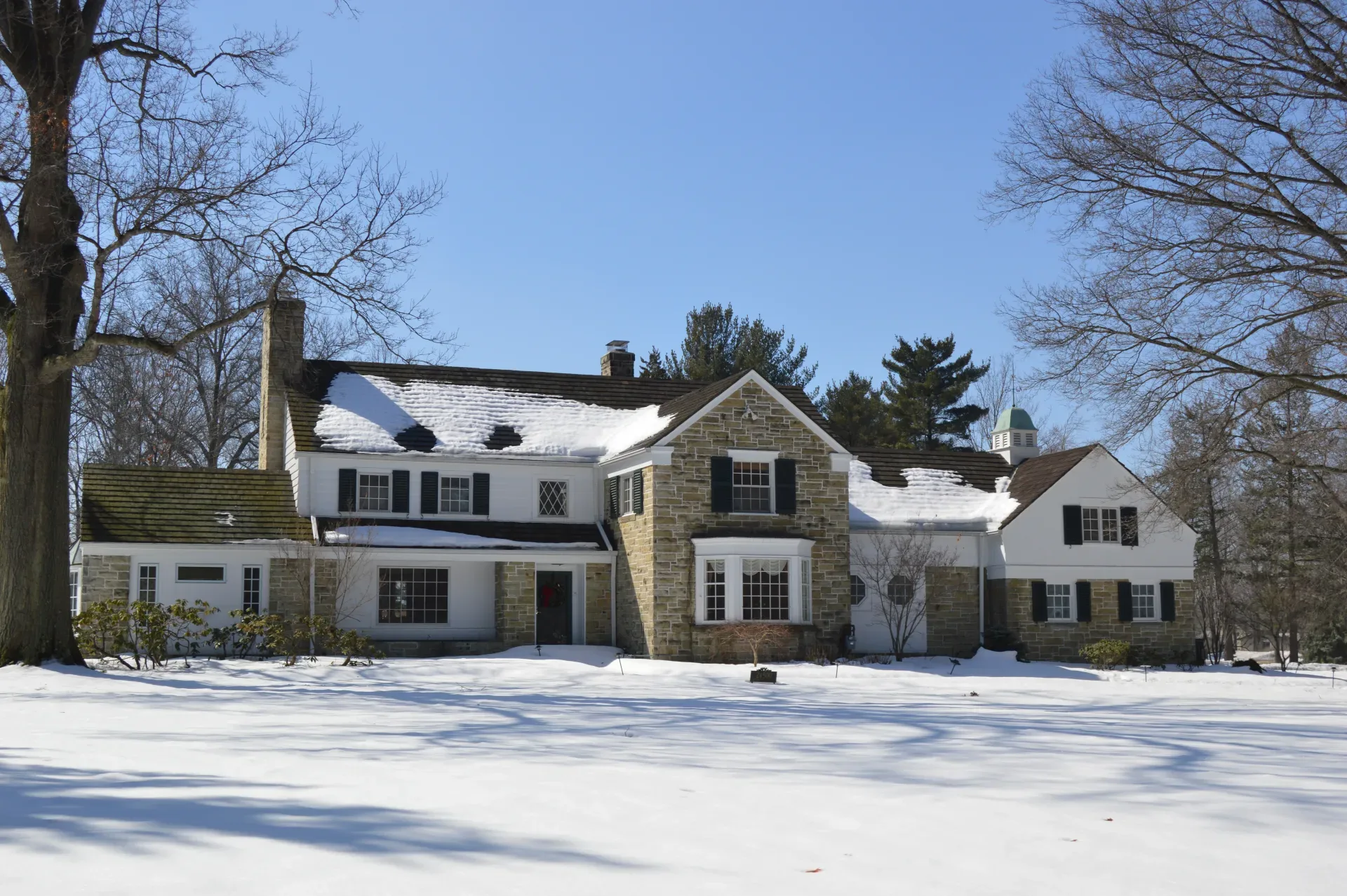 A street level view in Beachwood, OH